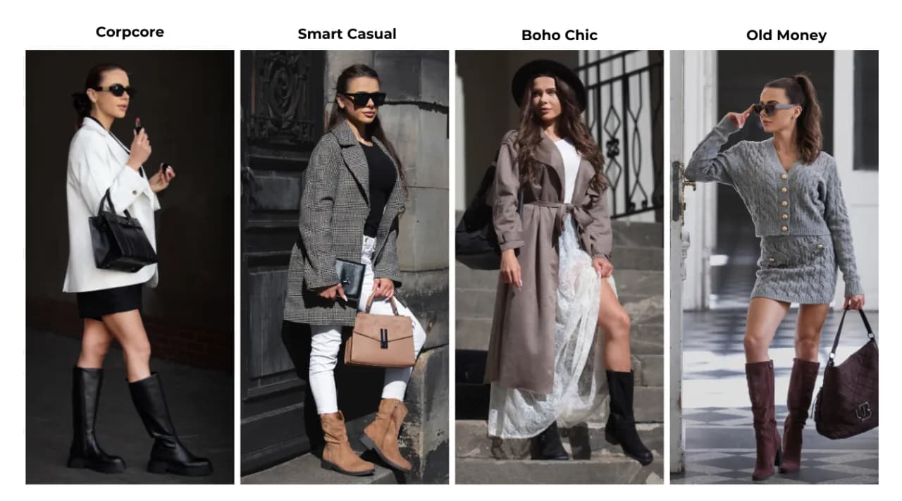 Stylizacje z botkami na słupku, które zachwycą na każdą okazję